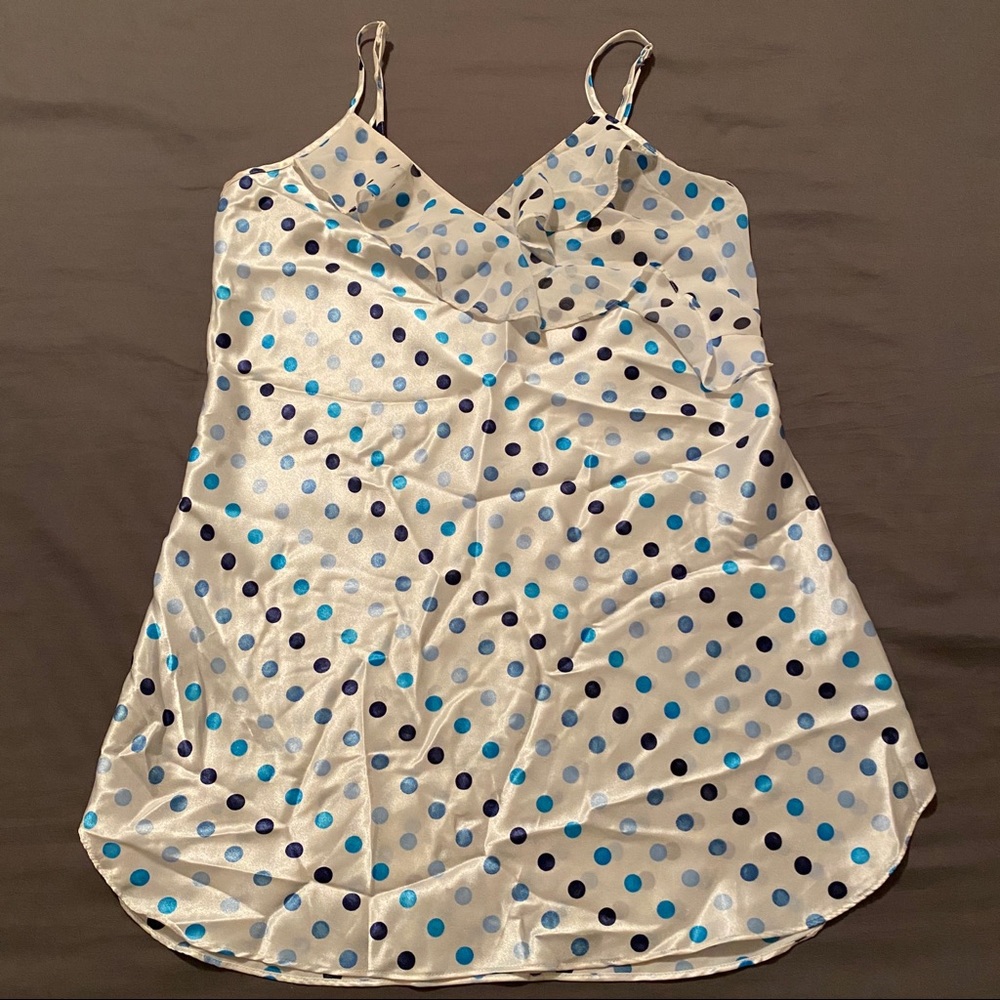 Morgan Taylor Vintage Polka Dot Slip Dress